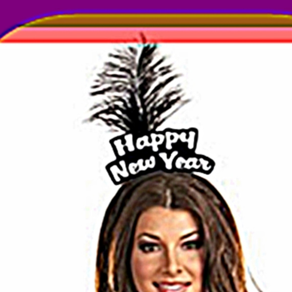 HAPPY NEW YEAR TINSEL COSTUME NOT JUST 4 HALLOWEEN - Picture 5 of 7